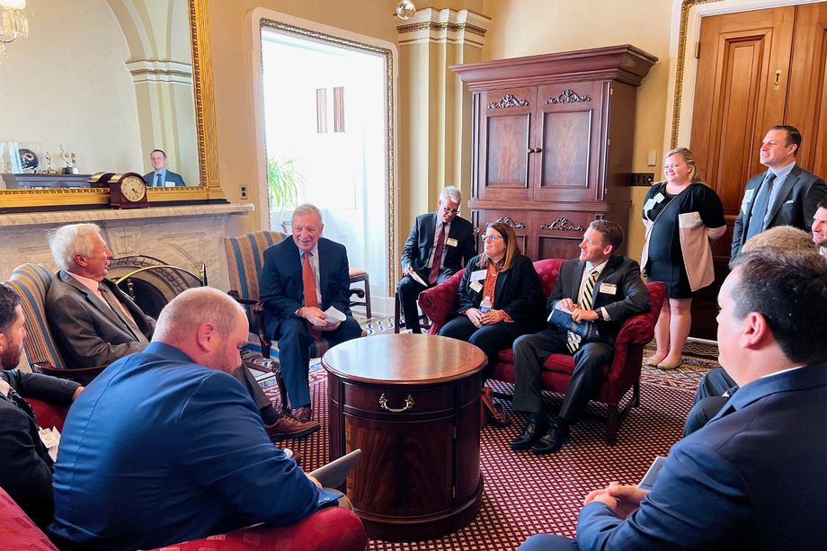 Durbin Meets with Illinois Farm Bureau 2022